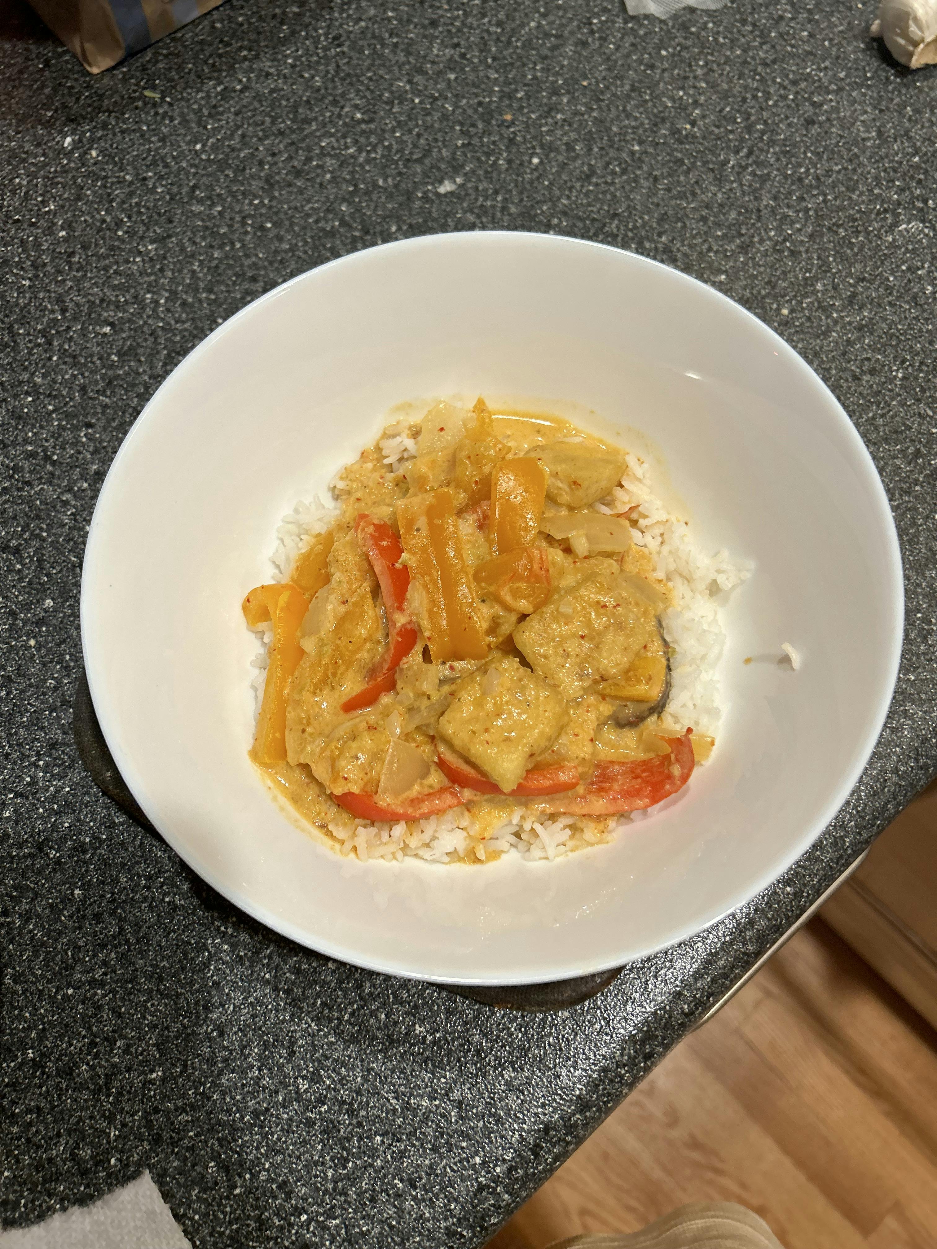 Tofu & Veggie Panang Curry Buss